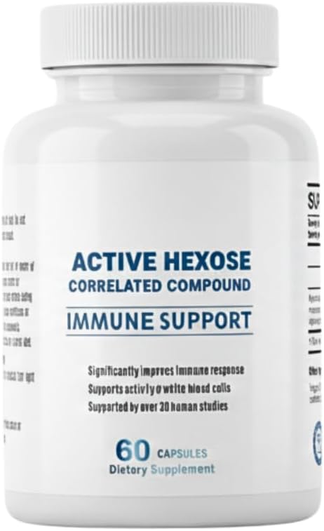 Okian Active Hexose Correlated Compound Supplement Immune Support Veggi Capsules 500mg