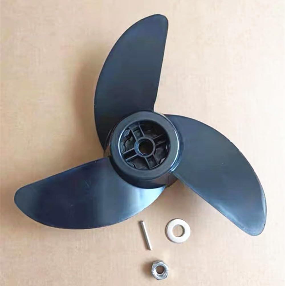 3-Blades Propeller For Hangkai 24V 800W 3.0HP Fishing Brushless Electric Outboard Motor